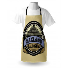 Round Symbolic Lettering Apron