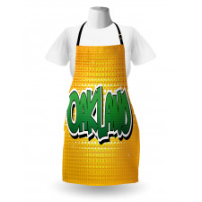 Comic Book Style Wording Apron