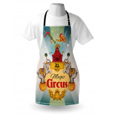 Vintage Circus Tent Apron