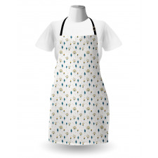 Doodle Dandelion Flowers Apron