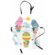 Animals Fly Nursery Apron