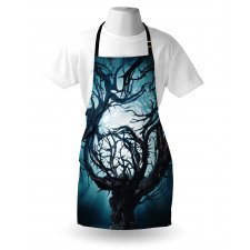 Night Big Mystic Tree Apron