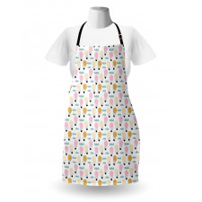 Pastel Sky Cartoon Apron