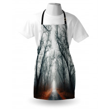 Autumn Sky and Leaves Apron