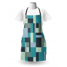 Modern Rectangular Shapes Apron