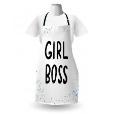 Grunge Typographic Image Apron