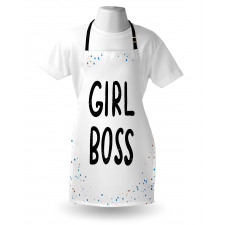 Grunge Typographic Image Apron