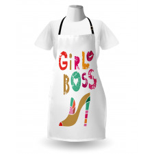 High Heel and Woman Lips Apron