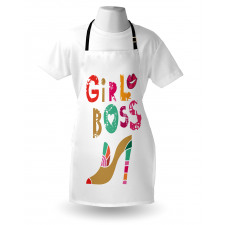 High Heel and Woman Lips Apron