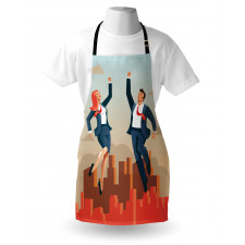 Formal Man and Woman City Apron