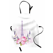 Spring Flora Eiffel Tower Apron