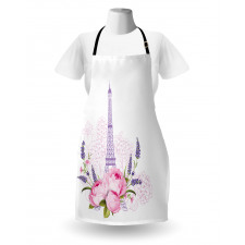 Spring Flora Eiffel Tower Apron