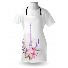 Spring Flora Eiffel Tower Apron