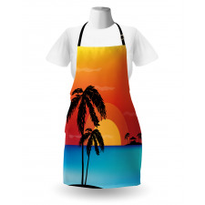 Sunset Trees and an Ocean Apron