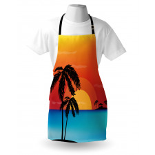 Sunset Trees and an Ocean Apron