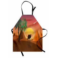 Camels Pyramids and Palms Apron