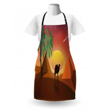 Camels Pyramids and Palms Apron