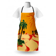 Wind Rippled Sand and Trees Apron