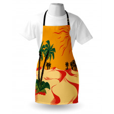 Wind Rippled Sand and Trees Apron