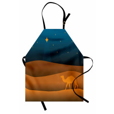 Sand Dunes Starry Night Sky Apron