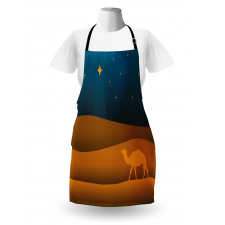 Sand Dunes Starry Night Sky Apron