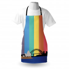 Sydney Building on Rainbow Apron