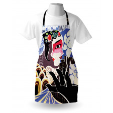 Chinese Fine Art Painting Apron