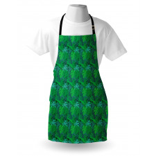 Exotic Monochrome Leaf Apron