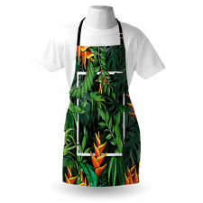 Modern Jungle Square Apron