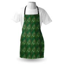 Dark Toned Monstera Apron