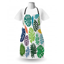 Colorful Bold Leaves Apron