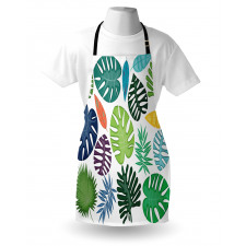 Colorful Bold Leaves Apron