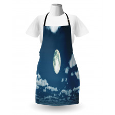 Fluffy Clouds Scattered Apron