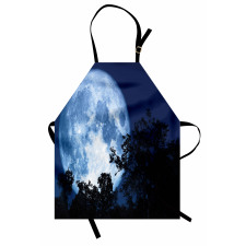 Moon Beaming in the Woods Apron