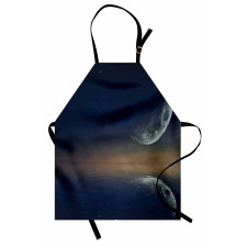 Moon Reflection on Water Apron