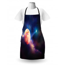 Cosmic Scene with Planets Apron