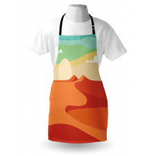 Abstract Desert and Sky Art Apron