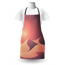 Warm Colors Sky and Desert Apron