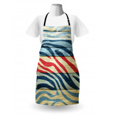 Country Zebra on Wood Apron