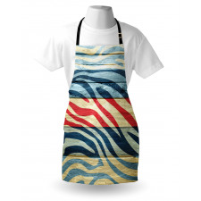 Country Zebra on Wood Apron