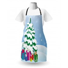 Presents Under a Tree Apron