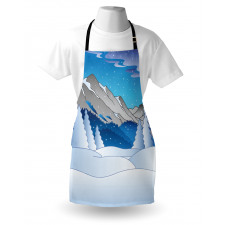 Mountainous Scenery Apron