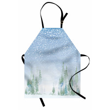 Misty Outdoor Scene Apron