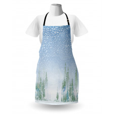 Misty Outdoor Scene Apron