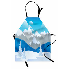 Snow-Capped Mountains Apron