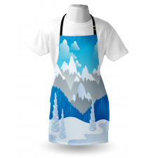 Snow-Capped Mountains Apron