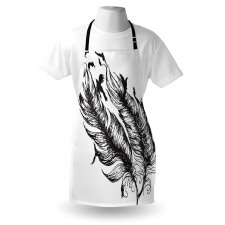 Flying Bird Silhouettes Apron