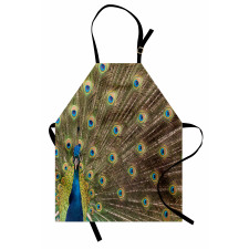 Peacock Making the Wheel Apron