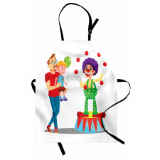 Father and Son Having Fun Apron