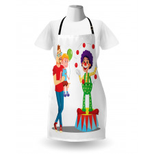 Father and Son Having Fun Apron